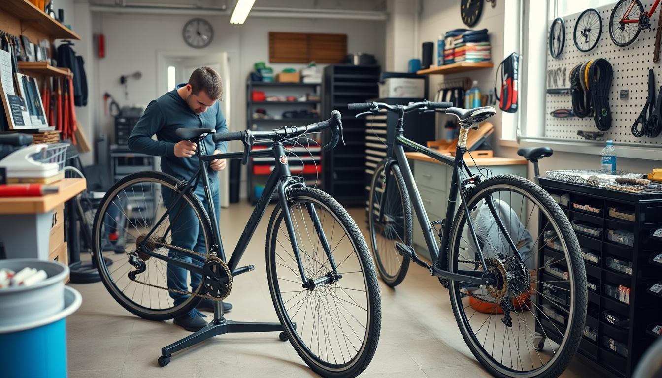 Bicycle repair in Kaunas